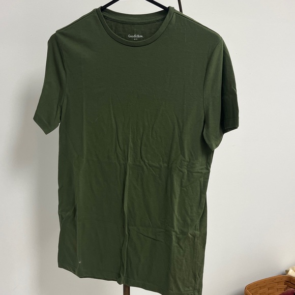 Goodfellow & Co Olive Crew Neck Tee - Picture 1 of 2